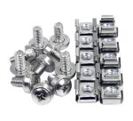 StarTech.com Paquet de 50 Vis et Ecrous Cages M6 pour Rack ou Armoire Serveur