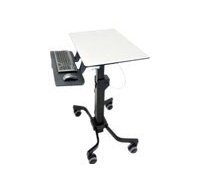 Ergotron TeachWell Mobile Digital Workspace Graphite, Gris Panier multimédia