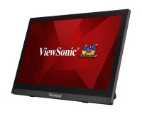 Viewsonic TD1630-3 écran plat de PC 39,6 cm (15.6") 1366 x 768 pixels HD LCD Écran tactile Multi-utilisateur Noir