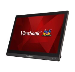 Viewsonic TD1630-3 écran plat de PC 39,6 cm (15.6") 1366 x 768 pixels HD LCD Écran tactile Multi-utilisateur Noir