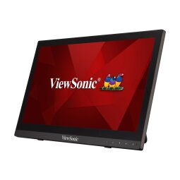 Viewsonic TD1630-3 écran plat de PC 39,6 cm (15.6") 1366 x 768 pixels HD LCD Écran tactile Multi-utilisateur Noir