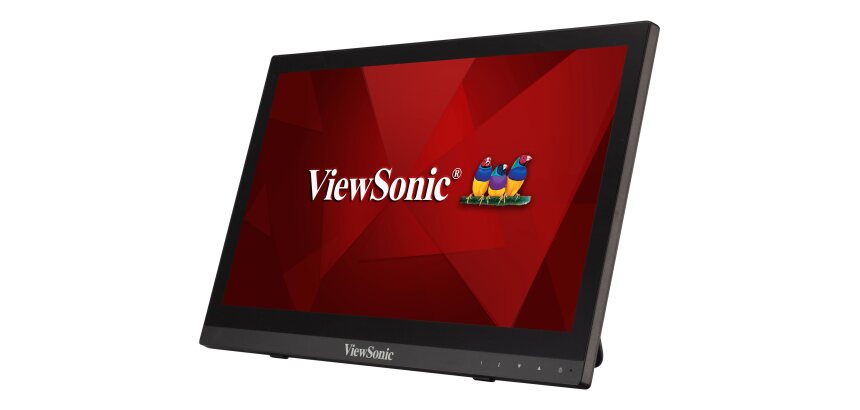 Viewsonic TD1630-3 écran plat de PC 39,6 cm (15.6") 1366 x 768 pixels HD LCD Écran tactile Multi-utilisateur Noir