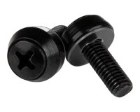 StarTech.com Paquet de 50 vis de montage M6 x 12 mm - Noir