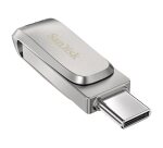 SanDisk Ultra Dual Drive Luxe lecteur USB flash 1 To USB Type-A / USB Type-C 3.2 Gen 1 (3.1 Gen 1) Acier inoxydable