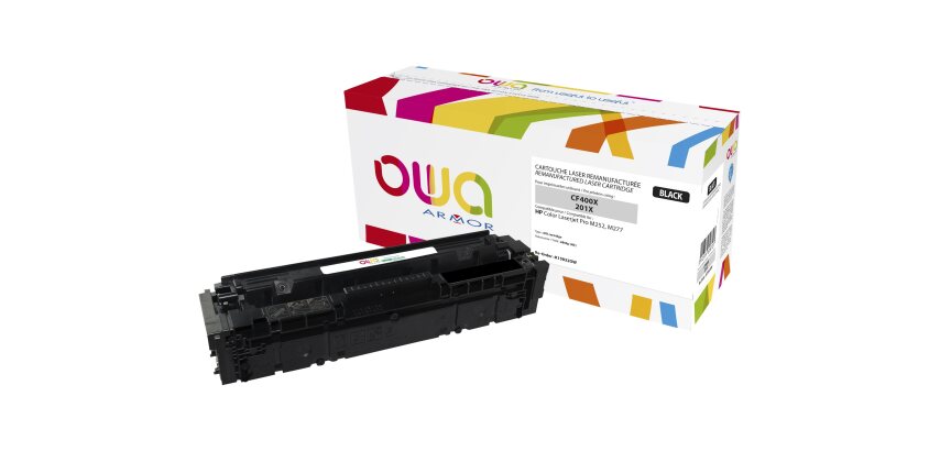 Toner remanufacturé OWA - haute capacité - Noir - pour HP CF400X