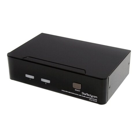 StarTech.com Commutateur KVM 2 Ports DVI, USB et Audio - Switch KVM - 1920x1200