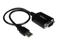 StarTech.com Câble Adaptateur de 30 cm USB vers Série DB9 RS232 - Mémorisation de Port COM