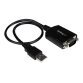 StarTech.com Câble Adaptateur de 30 cm USB vers Série DB9 RS232 - Mémorisation de Port COM