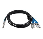 StarTech.com Câble QSFP+ vers 4x SFP+ à connexion directe conforme à MSA - Cordon DAC Twinax de 3 m