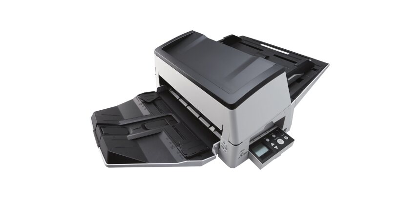 Fujitsu fi-7600 Numériseur chargeur automatique de documents (adf) + chargeur manuel 600 x 600 DPI A3 Noir, Blanc