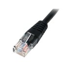 StarTech.com Câble patch UTP Cat5e de 15 m avec RJ45 moulé noir - Cordon de connexion de 15 m