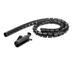 StarTech.com Gaine spirale range-câble Noir - 2,5 m - Diamètre de 45 mm