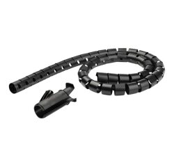 StarTech.com Gaine spirale range-câble Noir - 2,5 m - Diamètre de 45 mm