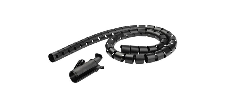 StarTech.com Gaine spirale range-câble Noir - 2,5 m - Diamètre de 45 mm