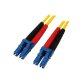 StarTech.com Câble Réseau Fibre Optique LC vers LC Mâle / Mâle - Duplex Monomode 9/125 LSZH - Jaune 7 m