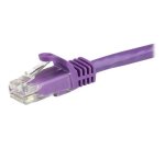 StarTech.com Cordon de raccordement UTP CAT6 (1,5 m) sans crochet - Câble patch RJ45 - Violet