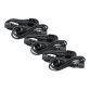 APC Power Cord Kit (6 ea), C19 / C20 (90 degree), 1.8m Noir 1,8 m