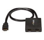 StarTech.com Splitter vidéo HDMI 4K à 2 ports - Répartiteur HDMI 1 x 2 alimenté par USB ou adaptateur d'alimentation