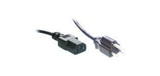 MCL MC903-2M câble électrique Noir Prise d'alimentation type B Coupleur C13