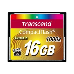 Transcend CompactFlash Card 1000x 16GB 16 Go MLC