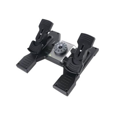 Logitech G Flight Rudder Pedals Noir, Argent USB 2.0 simulation de vol Analogique/Numérique PC