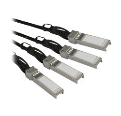 StarTech.com Câble QSFP+ vers 4x SFP+ à connexion directe conforme à MSA - Cordon DAC Twinax de 3 m
