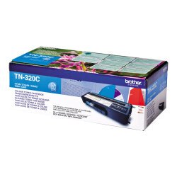 Brother TN-320C - Cartouche de toner originale – Cyan