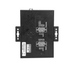 StarTech.com Hub Série 4 Ports USB vers RS232/RS485/RS422 - Convertisseur Industriel USB 2.0 vers DB9 - IP30 - Hub Série Métallique Montable sur Rail DIN - Protection ESD 15kV