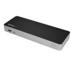 StarTech.com Station d'Accueil USB C - Double Écran HDMI & DisplayPort 4K 30Hz - Dock USB Type-C pour PC Portable 60W PD, SD, Hub 4 ports USB-A 3.0, GbE, Audio - Compatible Thunderbolt 3