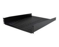 StarTech.com Étagère pour Rack Serveur 2U - Plateau Cantilever Universel Ventilé pour Rack et Armoire d'équipement Réseau 19" - Acier Haute Résistance - Capacité de Poids 23kg - Étagère de 55,8cm de Profondeur