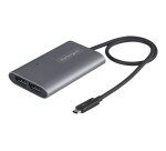 StarTech.com Adaptateur Thunderbolt vers Dual DisplayPort DP 1.4 - Adaptateur Thunderbolt vers Double 4K 60Hz DP ou Single Vidéo 8K/5K - TB vers Double Écran DisplayPort - Mac/Windows