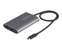 StarTech.com Adaptateur Thunderbolt vers Dual DisplayPort DP 1.4 - Adaptateur Thunderbolt vers Double 4K 60Hz DP ou Single Vidéo 8K/5K - TB vers Double Écran DisplayPort - Mac/Windows