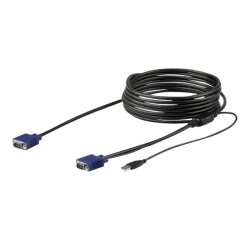 StarTech.com Câble switch KVM USB VGA de 4,6 m pour consoles