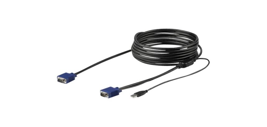 StarTech.com Câble switch KVM USB VGA de 4,6 m pour consoles
