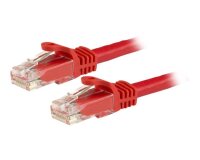 StarTech.com Câble réseau Cat6 Gigabit UTP sans crochet de 15m - Cordon Ethernet RJ45 anti-accroc - M/M - Rouge