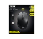 Port Designs 900713 souris Bureau Ambidextre RF Wireless + USB Type-C 1600 DPI