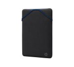 HP Housse de protection réversible pour PC portable 14 noire/bleue