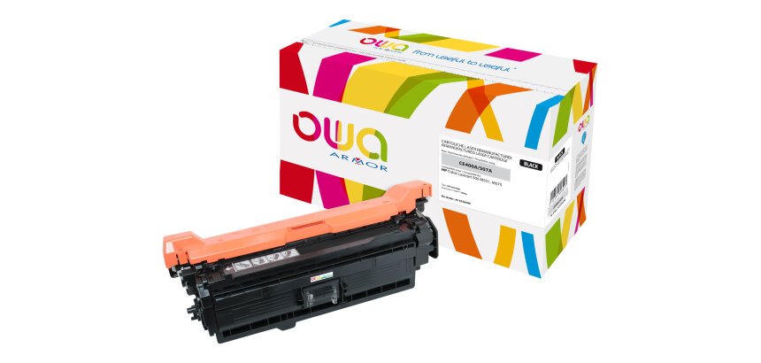 Toner remanufacturé OWA - standard - Noir - pour HP CE400A