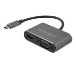 StarTech.com Adaptateur multiport AV numérique USB-C - VGA et HDMI