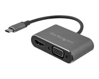 StarTech.com Adaptateur multiport AV numérique USB-C - VGA et HDMI