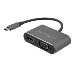 StarTech.com Adaptateur multiport AV numérique USB-C - VGA et HDMI