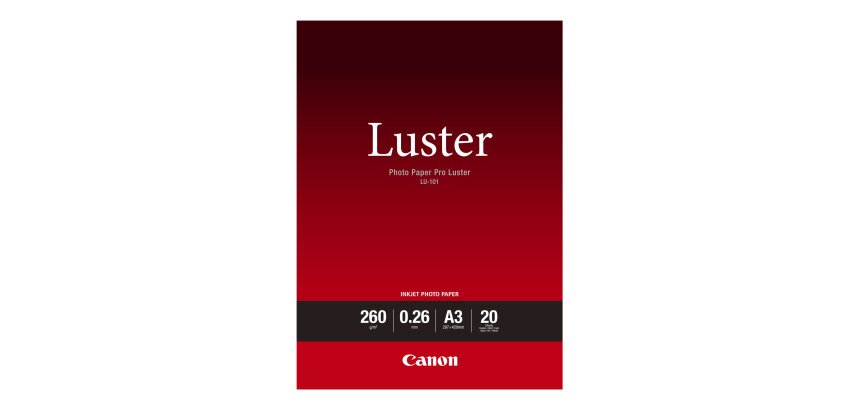 Canon Papier Photo Professionnel Lustré LU-101 A3 - 20 feuilles