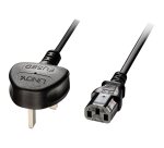 Lindy Câble secteur UK 3 broches vers C13, 2m