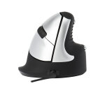 R-Go Tools Souris Ergonomique R-Go HE Break avec logiciel de pause, droiter, moyen (longueur de la main 165-185 mm), filaire, noir