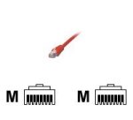 MCL Cable RJ45 Cat6 10.0 m Red câble de réseau Rouge 10 m F/UTP (FTP)