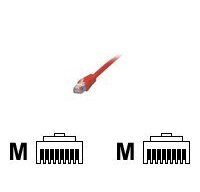 MCL Cable RJ45 Cat6 10.0 m Red câble de réseau Rouge 10 m F/UTP (FTP) Rond