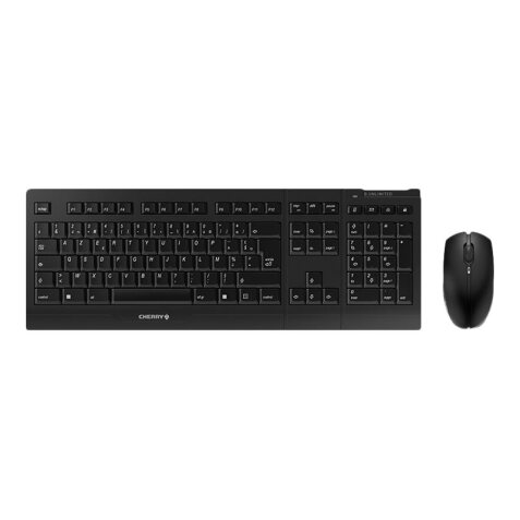 CHERRY B.UNLIMITED 3.0 Ensemble Clavier & Souris sans fil, rechargeable, noir, USB, AZERTY - FR