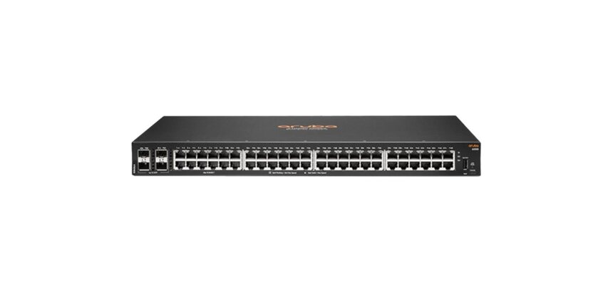 HPE Aruba Networking Aruba 6000 48G 4SFP Géré L3 Gigabit Ethernet (10/100/1000) 1U