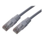 MCL 1m Cat5e U/UTP câble de réseau Gris U/UTP (UTP)