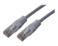 MCL 1m Cat5e U/UTP câble de réseau Gris U/UTP (UTP)